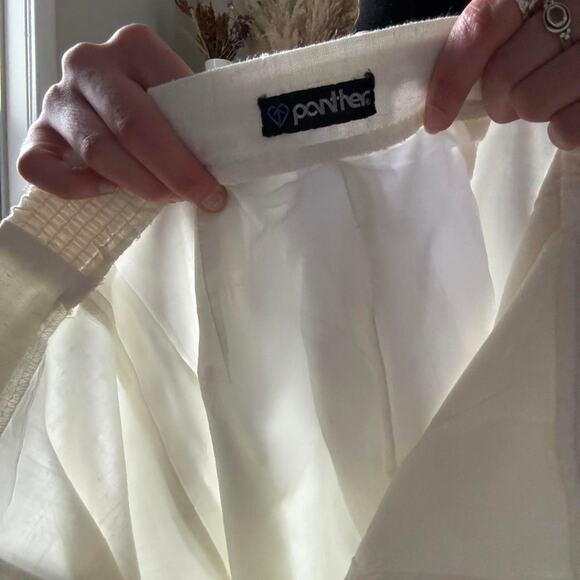 Vintage white high waisted trousers - Picture 7 of 7